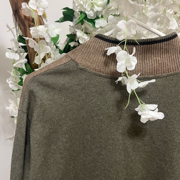 Hawker Rye Men’s Green and Brown Zip Up Sweater 🤎 - Picture 5 of 5